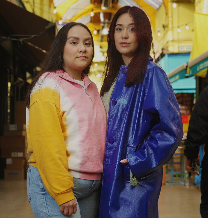 two women looking at camera