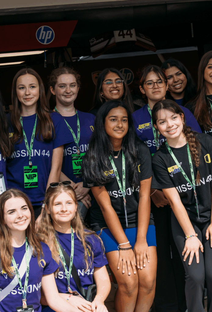 Lewis Hamilton and Mission 44 inspire young women in Austin to pursue careers in STEM as part of new $2m US funding pledge