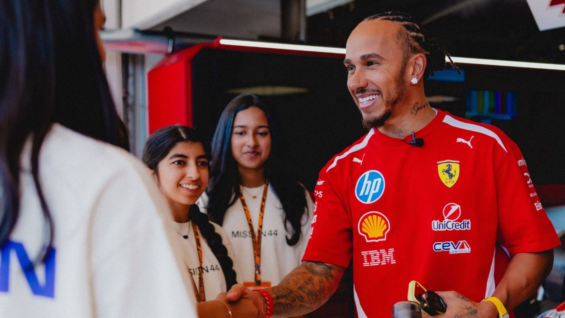 Lewis Hamilton meets Texan students at the United States Grand Prix 2026